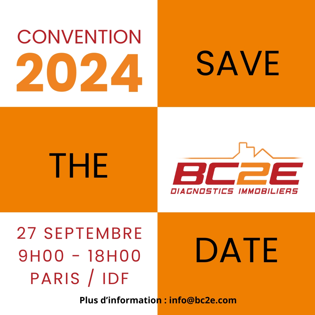Save the date 27 septembre 2024 convention BC2E